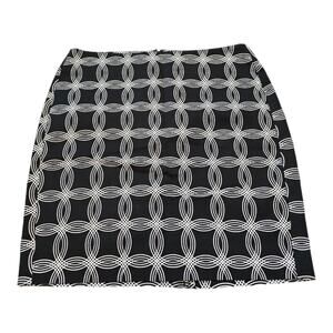Banana Republic‎ Black and White Academia Pencil Skirt Size 4 New!